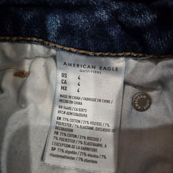 American-eagle-outfitters Women's Blue Jean Shorts - Picture 5 of 5